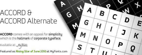 Accord Font Family - Typeface Design