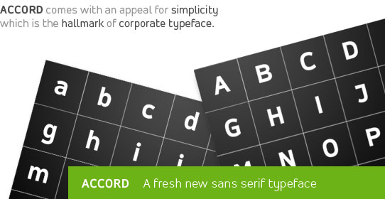 Accord Typeface Design