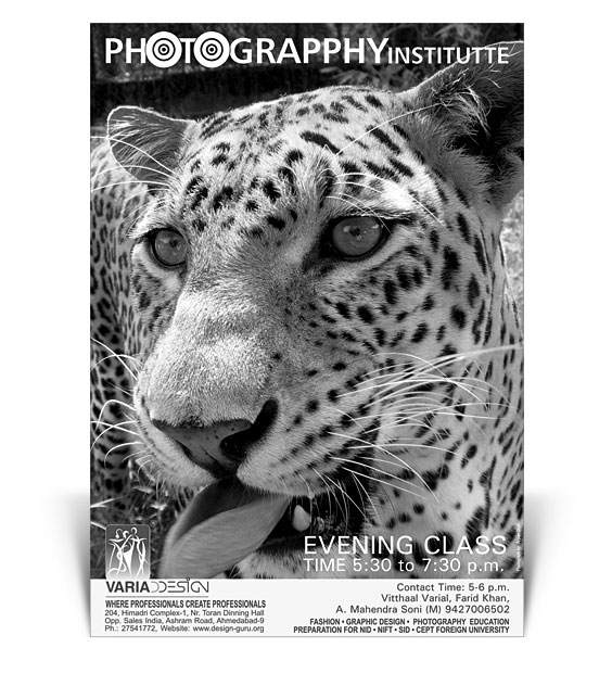 Poster Design for Photograpphy Institutte
