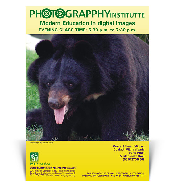 Poster Design for Photograpphy Institutte